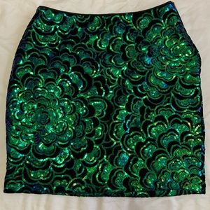 H&M Mermaid Sequin XS Skirt
